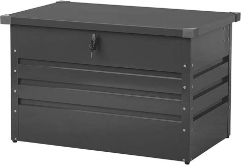 metal storage box home|external metal storage boxes.